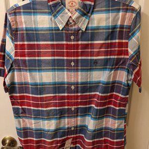 Brooks Brothers Red Fleece Shirt M